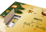 BRUBAKER Cosmetics Beauty Advent Calendar 24 Body Care Products & Spa Accessories - The XXL Wellness Christmas Calendar for Women and Girls - Gold