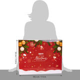 BRUBAKER Cosmetics Beauty Advent Calendar 24 Body Care Products & Spa Accessories - The XXL Wellness Christmas Calendar for Women and Girls - Red