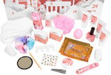 BRUBAKER Cosmetics Beauty Advent Calendar 24 Body Care Products & Spa Accessories - The XXL Wellness Christmas Calendar for Women and Girls - Cities Landmark Pink