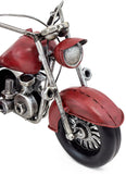BRUBAKER Wine Bottle Holder "Vintage Motorcycle with Sidecar" Hand-Painted Metal