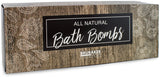 BRUBAKER 3 Big Handmade "All Natural" Bath Bombs Gift Set - All Natural, Vegan, Organic Ingredients - Macadamia Nut Oil Moisturizes Dry Skin