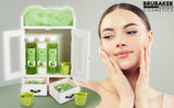 BRUBAKER Cosmetics 10-Piece Bath and Body Gift Set - Avocado -Spa Gift in Wooden Cabinet - Vintage White