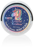 BRUBAKER Cosmetics 5-pcs Unicorn Bath and Shower Set Colorful Rainbow with Vanilla Lavender Scent in XXL Coffee Mug