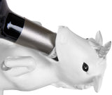 BRUBAKER Wine Bottle Holder Thirsty Unicorn - Drunk Animals - Polyresin Bottle Decoration - Hand Painted Figure - Fabulous Funny Wine Gift for Women and Best Friend