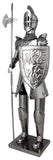BRUBAKER Wine Bottle Holder 'Knight' - Table Top Metal Sculpture