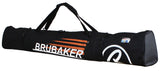 BRUBAKER "Champion" - Ski Boot Bag and Ski Bag for 1 Pair of Ski, Poles, Boots and Helmet - Black Orange