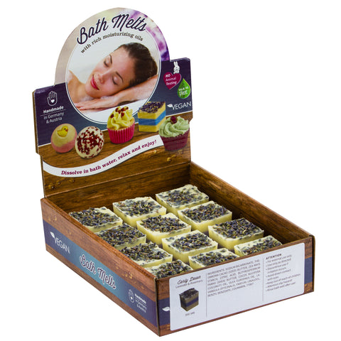 BRUBAKER "Early Dawn (Lavender & Rosemary)" Bath Melts 12pcs /Box  - Vegan - Organic - Handmade