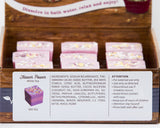 BRUBAKER "Flower Power (White Tea)" Bath Melts 12pcs /Box  - Vegan - Organic - Handmade